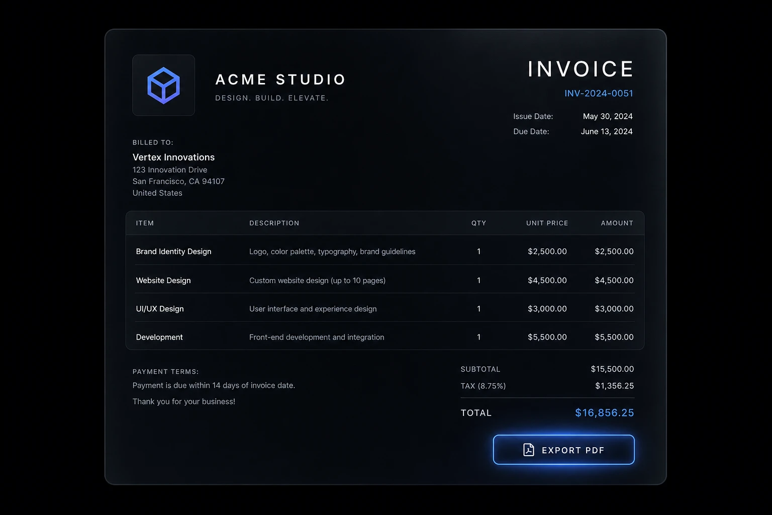 Invoicer — Quick Invoice Generator