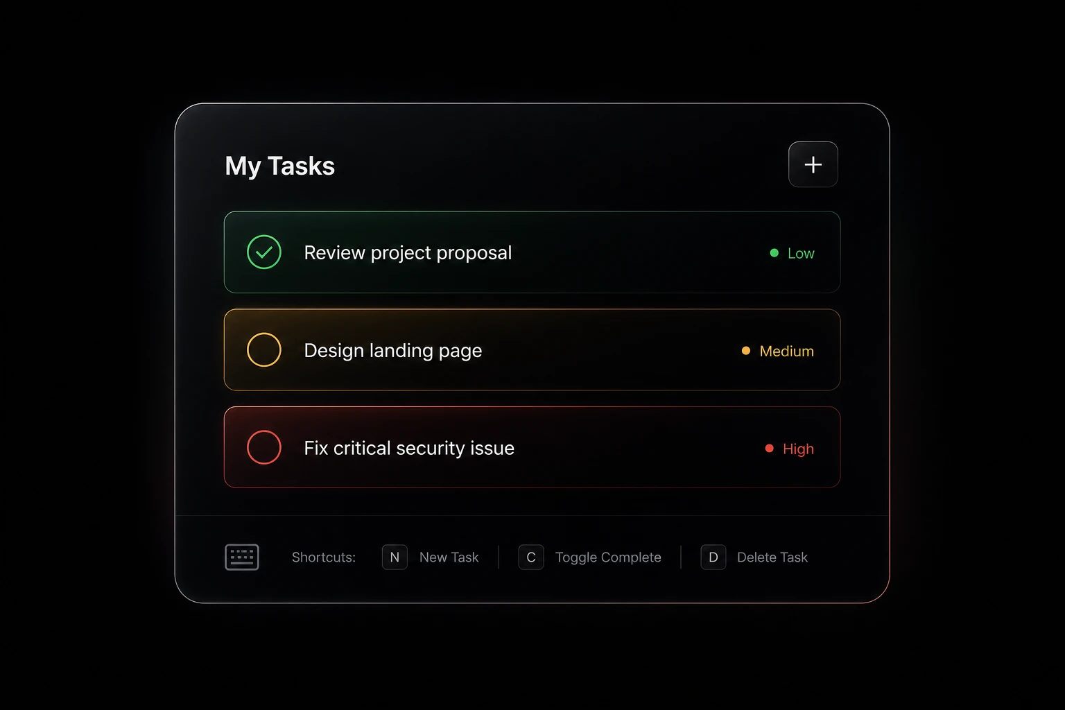 ToDo List — Minimal Web App