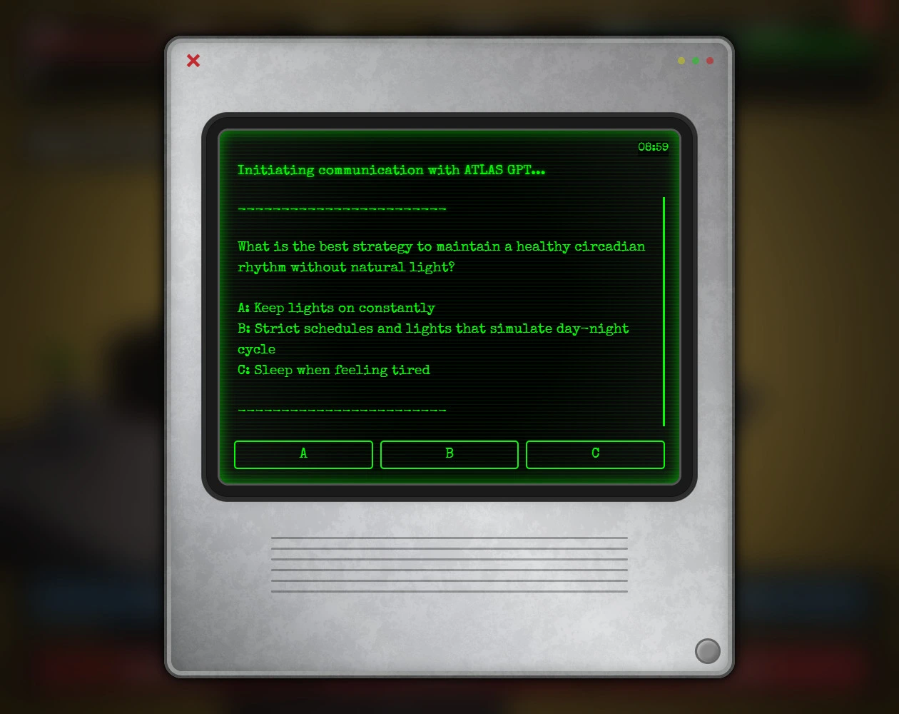 Stat management HUD